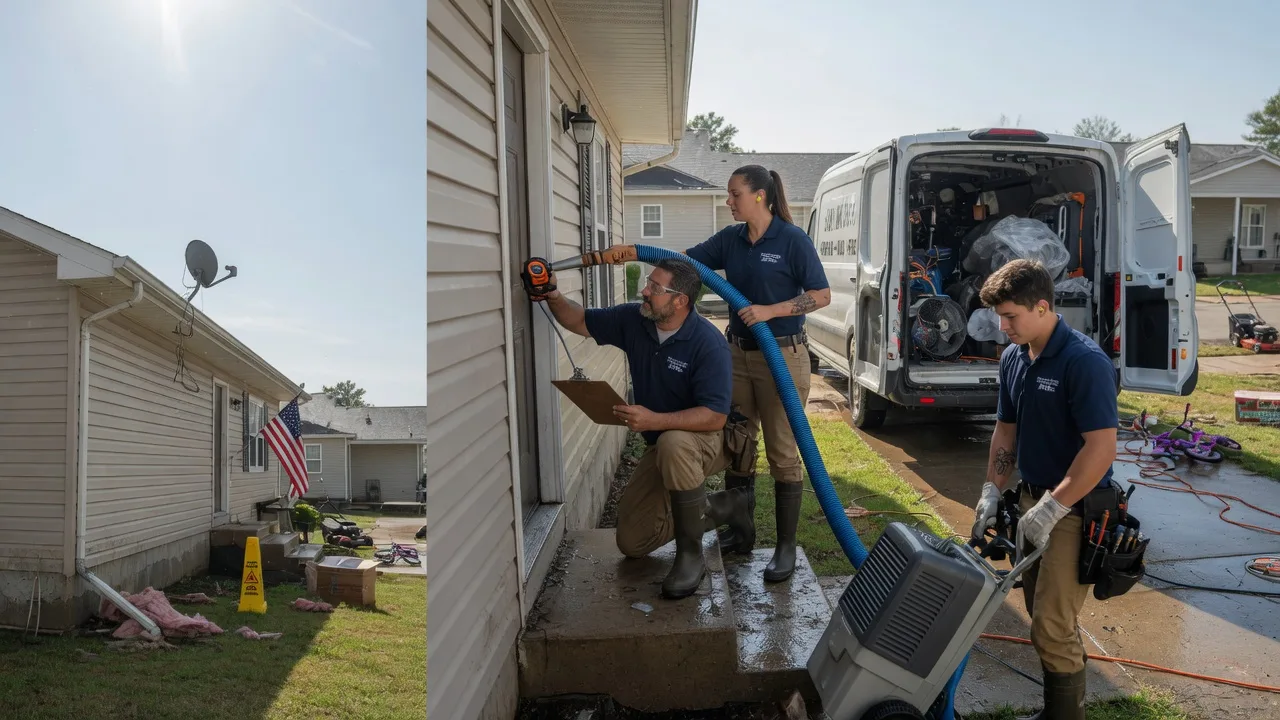Ceiling Water Damage Restoration in Barberton, OH near me